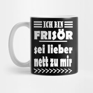 Frisör Haare Beruf Arbeit Geschenkidee Mug